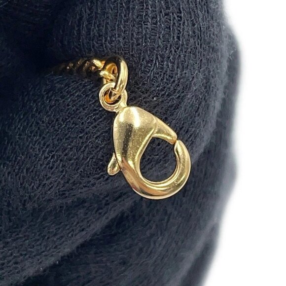 CHANEL CC Logo African Continent Motif Necklace Metal/Faux Pearl /Rhinestone - Picture 7 of 15